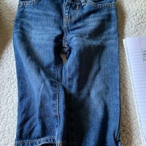 Children place pants